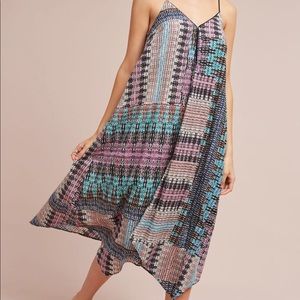 Anthropologie midi summer dress. Size L.